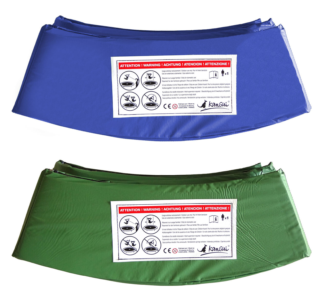 Coussins universels pour trampoline de jardin