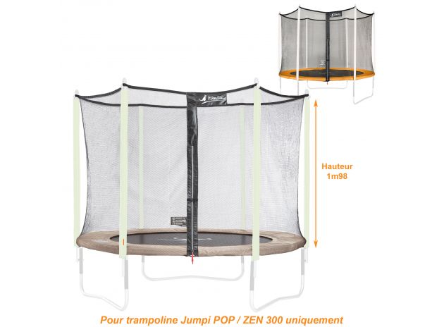 Filet de remplacement pour trampoline Jumpi 300