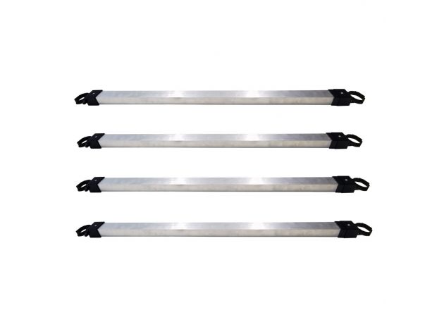 Lot de 4 barres pour robot tondeuse pour trampolines