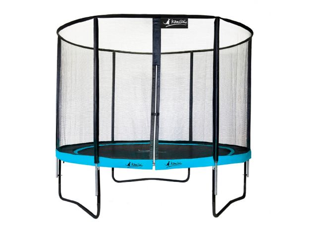 LEJUMP - Trampoline Enfant Ø130cm Rond Bleu LeJump BrightMoon petit  tranpoline Intérieur pour bébés, filles et garçons - Trampolines - Rue du  Commerce