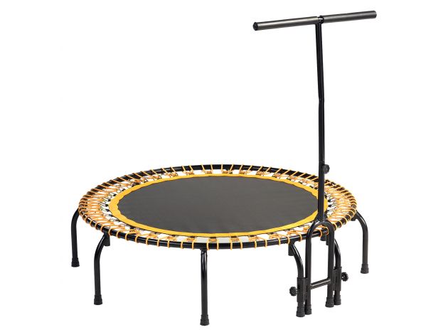 trampoline fitness fitbodi 120cm avec barre qualite pro. Usage d'interieur et exterieur. Sport bien être matériel de qualité