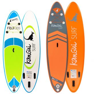 Stand up paddle gonflable de Kangui surf 300 et 335cm