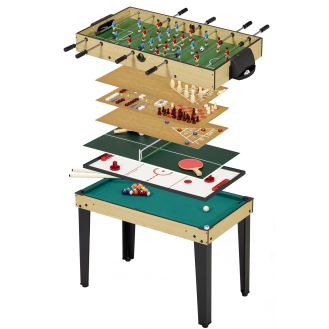 Table de Pingpong Tennis de Table pliable en Fer 180 cm x 100 cm Extérieur  Intérieur Fun [Balle et Raquettes incluses]