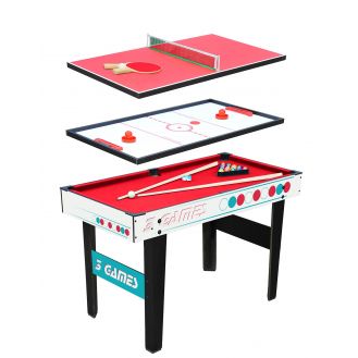 table de jeux 3 en 1