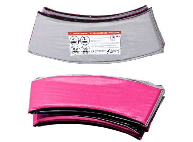 coussin pour trampoline ralli rose