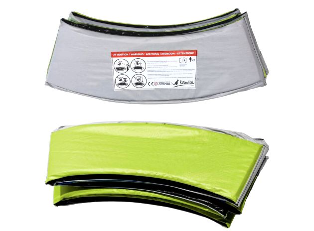 Coussin pour trampoline YZI 180 vert anis/gris clair