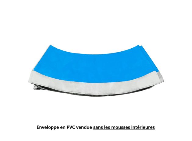 housse de coussin trampoline ralli bleu