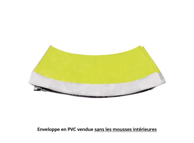Housse coussin trampoline YZI RALI 180 vert anis/gris clair