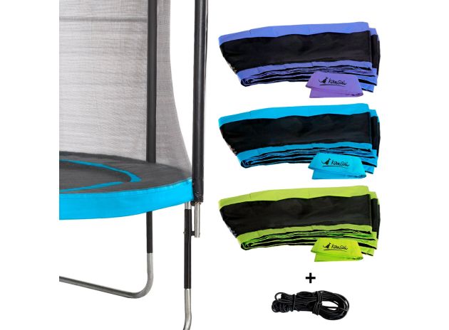Enveloppe de coussin punchi avec jupe et élastiques