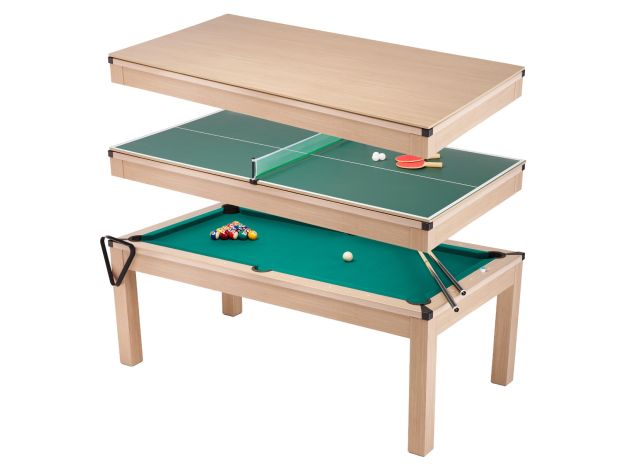 Table à manger 3 en 1 : Billard et Tennis de table