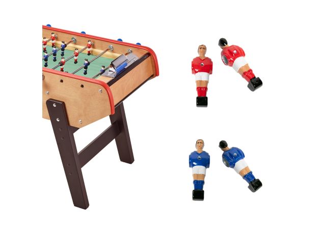 Lot de 11 joueurs de babyfoot en aluminium