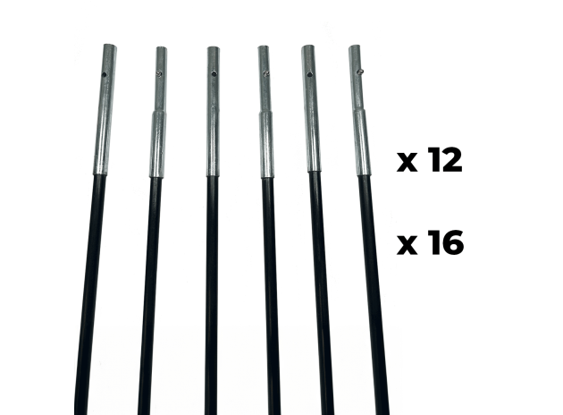 Set de fibres de verre pour filets de trampolines universels