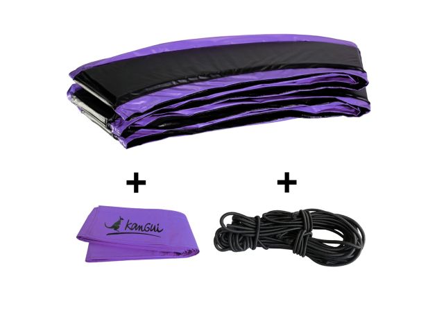 Coussin trampoline punchi + elastiques + jupe filet