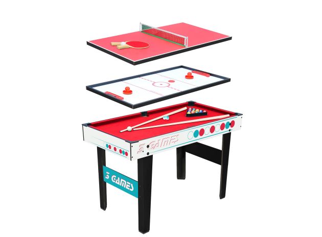 table de jeux 3 en 1