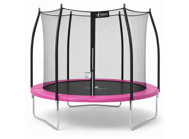 Trampoline de jardin bumpi 300 rose