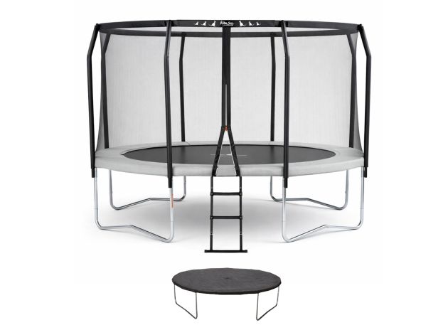 Trampoline FAMILI 360 + échelle + couverture PVC