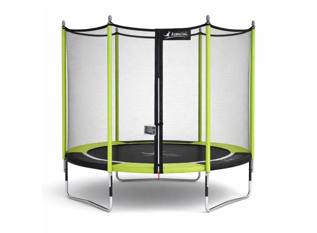 Trampoline de jardin durable - Jumpi Vert/Noir 300 