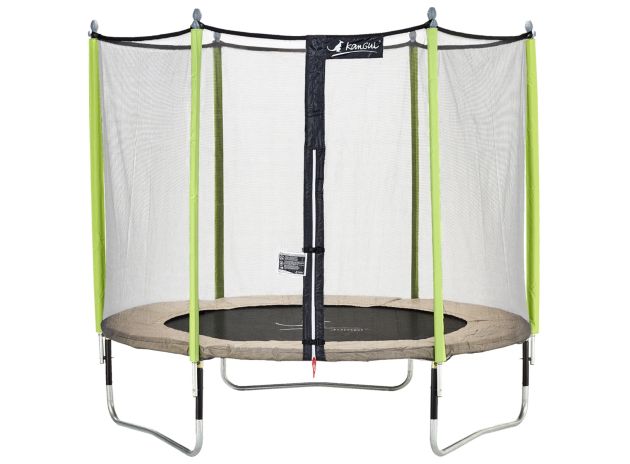 Trampoline Jumpi Taupe/Vert 300