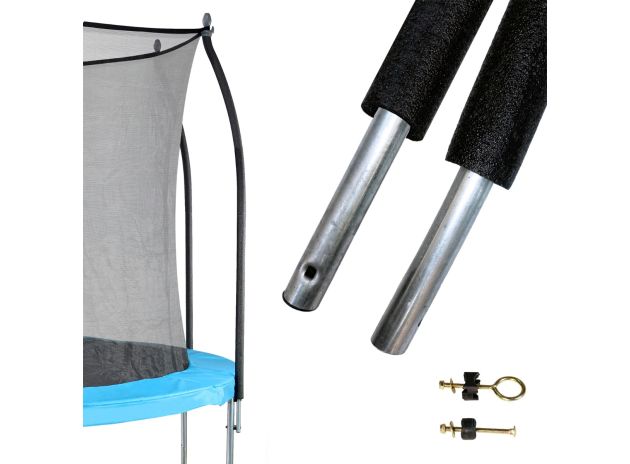Lot de poteaux de filet Ø25mm pour trampoline Bumpi