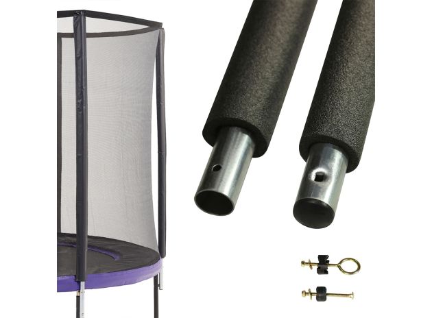 Lot de poteaux de filet Ø32mm pour trampoline Punchi
