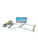 Accessoires parcours Ninja Echelle corde bleu (2.5m / 6 marches)