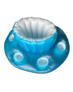 Bar flottant gonflable – Support bouteille + 6 verres pour spa et piscine