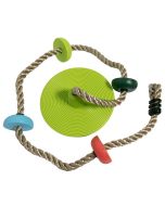 Corde à grimper avec plots et disque pour portique