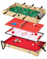 Table de jeux 4 en 1 a poser verouillable