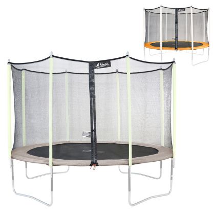 Trampoline rond, avec filet, Kangui, 250, trampoline extérieur, jardin