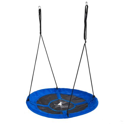 Balançoire nid d'oiseau rond 120 cm à suspendre - Relaxdays - Adulte