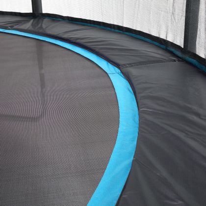 Coussin Protection Trampoline Kangui Ø250 Cm - Bleu Et Gris