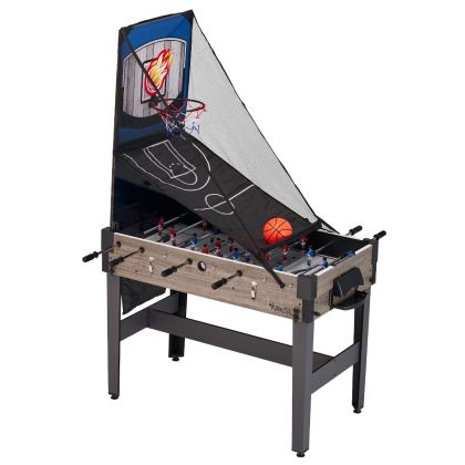 Table multi-jeux 4 en 1 HLC - Football, Hockey, Billard, Tennis de