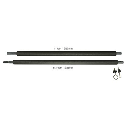 Poteaux De Filet De Trampoline 4 Pièces Manhegari - Barres De Remplacement Avec Mousse Et Capuchons