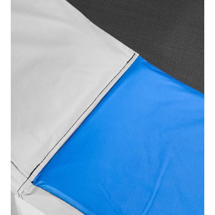 Kangui Coussin De Protection Trampoline 250 Cm Rose Et Gris - Universel Déhoussable