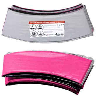 coussin pour trampoline ralli rose