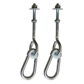 Lot de 2 crochets fixation mousquetons pour portique