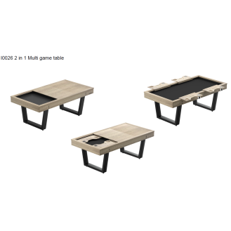 Table de jeux 2-en-1 &ndash; Table &agrave; manger et plateau de jeux