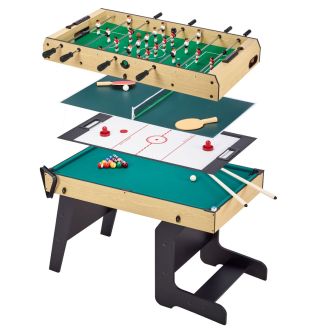 Table de jeux 4 en 1 pliable Enfants Ados