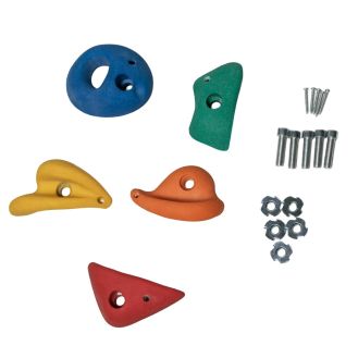 Pierres grimper d'escalade en polyr&eacute;sine avec visserie