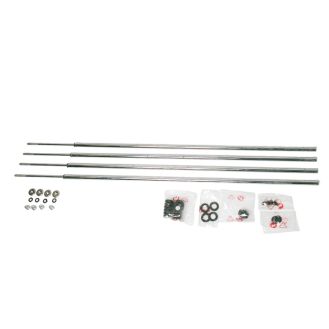 Lot de 4 barres télescopiques Ø16mm