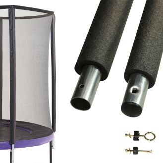 Lot de poteaux de filet Ø32mm pour trampoline Punchi