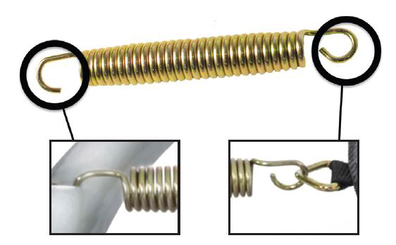 fixaton des Ressorts de trampoline 140mm