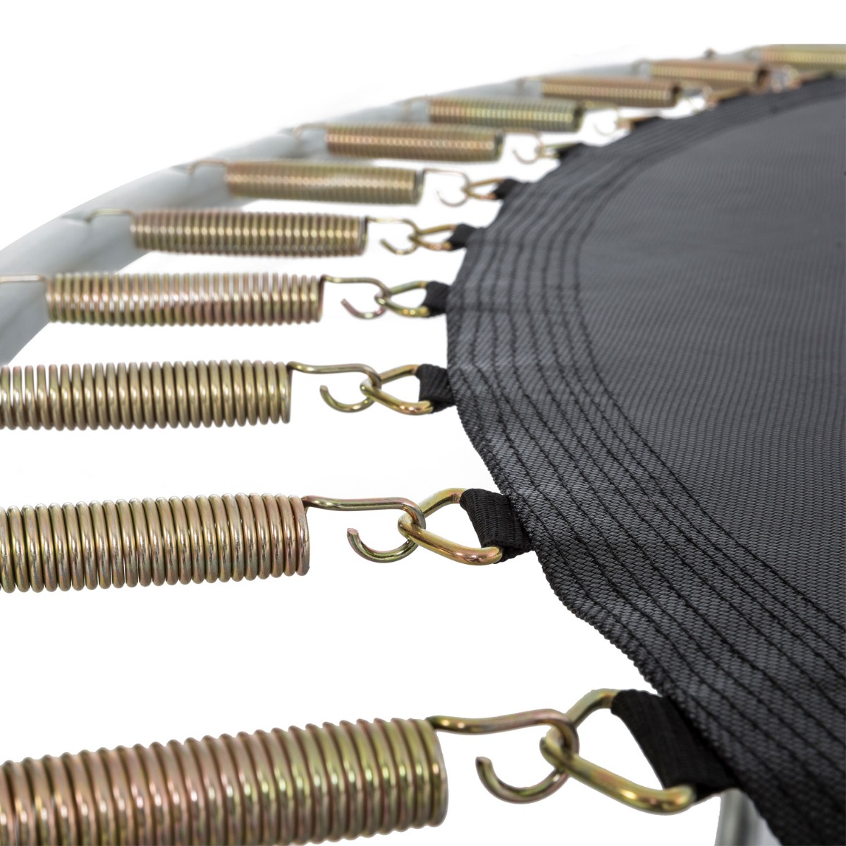 Detail de la fixation du tapis de saut (ressorts vendus séparements)