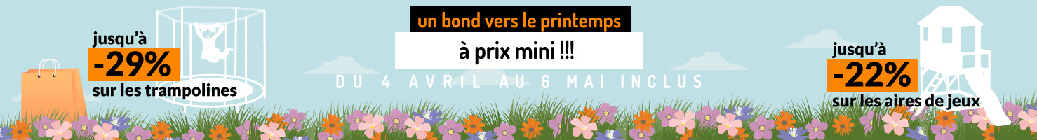 Black Friday Kangui - Trampoline, aire de jeux, Baby foot et table de jeux pas cher