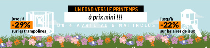 Black Friday Kangui - Trampoline, aire de jeux, Baby foot et table de jeux pas cher