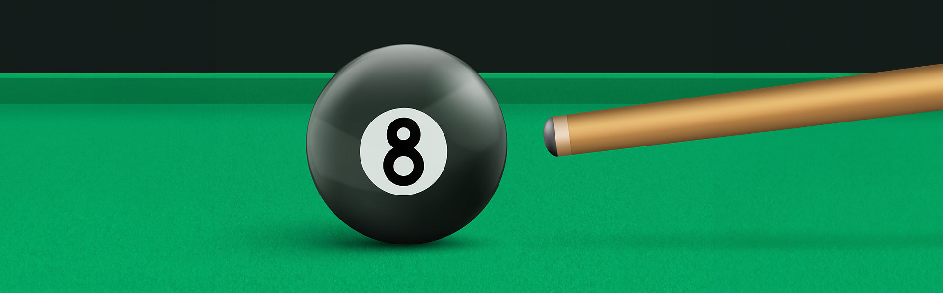 Boule noire billard