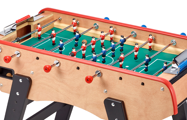 Table multi jeux, baby foot et billard pliable pour enfants