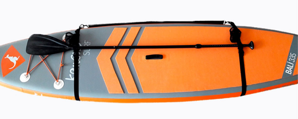 Inzopo Sangle élastique pour pagaie de kayak, sangle élastique pour kayak,  fixation canoë, planche de SUP, bagages et plus encore – 3 tailles au choix