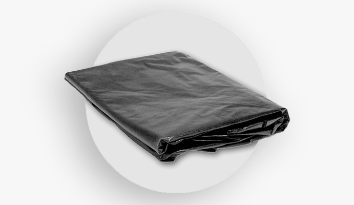 couverture de propreté pliée