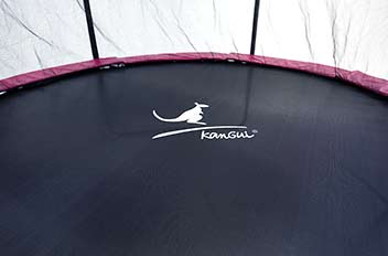 trampoline de jardin Bumpi filet de securite intérieur